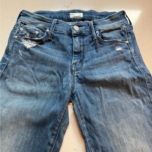 MOTHER the looker crop jeans- size 25